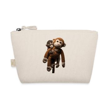 Punch the viral monkey with stuffed animal - Organic Pouch - nature - Front