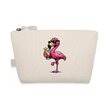 Cocktail de flamants roses avec lunettes de soleil - Trousse biologique - nature - Devant