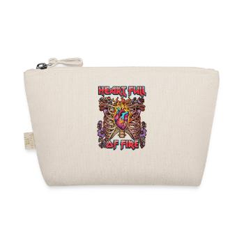 Heart Full of Fire - Organic Pouch - nature - Front