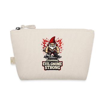 Nain maléfique, gnome sombre, gnome gothique, gnome drôle - Trousse biologique - nature - Devant