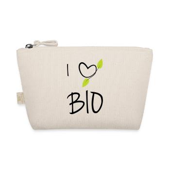 Lifestyle I Love Bio Eco-Friendly - Organic Pouch - nature - Front