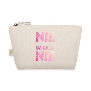 Nein heißt nein polnisch Feminismus Geschenkidee - Bio-Täschchen - Natur - Vorne