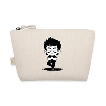 Étudiant Méditation Yoga Zen Noir et Blanc - Trousse biologique - nature - Devant
