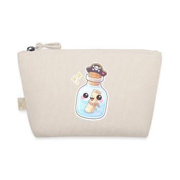 Un message de pirate mignon dans une bouteille - Trousse biologique - nature - Devant