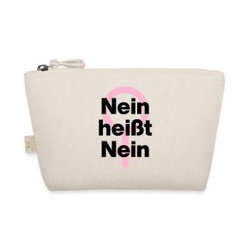 NEIN HEISST NEIN – IMMER! ♀ GIRLPOWER FEMALE POWER - Bio-Täschchen - Natur - Vorne