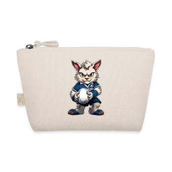 Rugby Cat - Organic Pouch - nature - Front