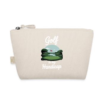 Golf ist mein Handicap - Bio-Täschchen - Natur - Vorne
