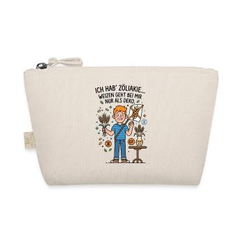 Zöliakie Weizen Deko glutenfrei Humor - Bio-Täschchen - Natur - Vorne