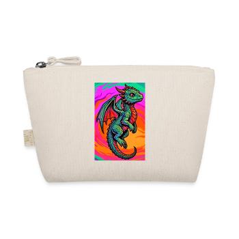 Drache - Bio-Täschchen - Natur - Vorne