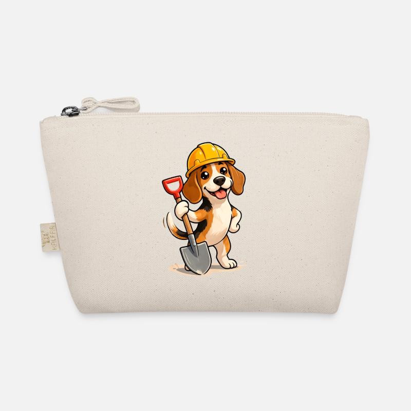 Beagle Bauarbeiter Hund Lustig Fun Design  Bio-Täschchen