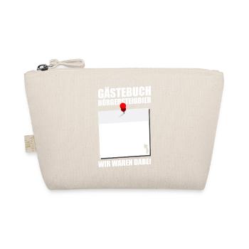 Gästebuch Bürgersteigbier Ortskontrollfahrt OKF - Bio-Täschchen - Natur - Vorne