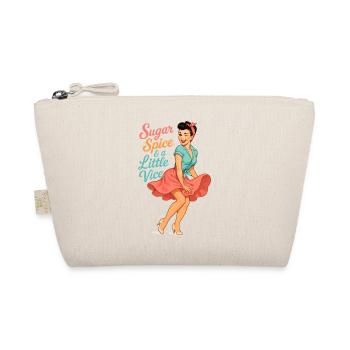Sugar, Spice & Vice – Rockabella Pin-up Girl - Organic Pouch - nature - Front