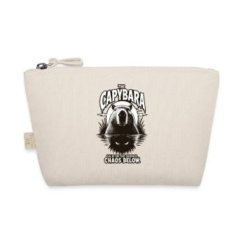 Capybara Chaos Horror Design - Bio-Täschchen - Natur - Vorne