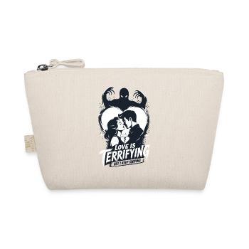 Love Is Terrifying Horror - Organic Pouch - nature - Front