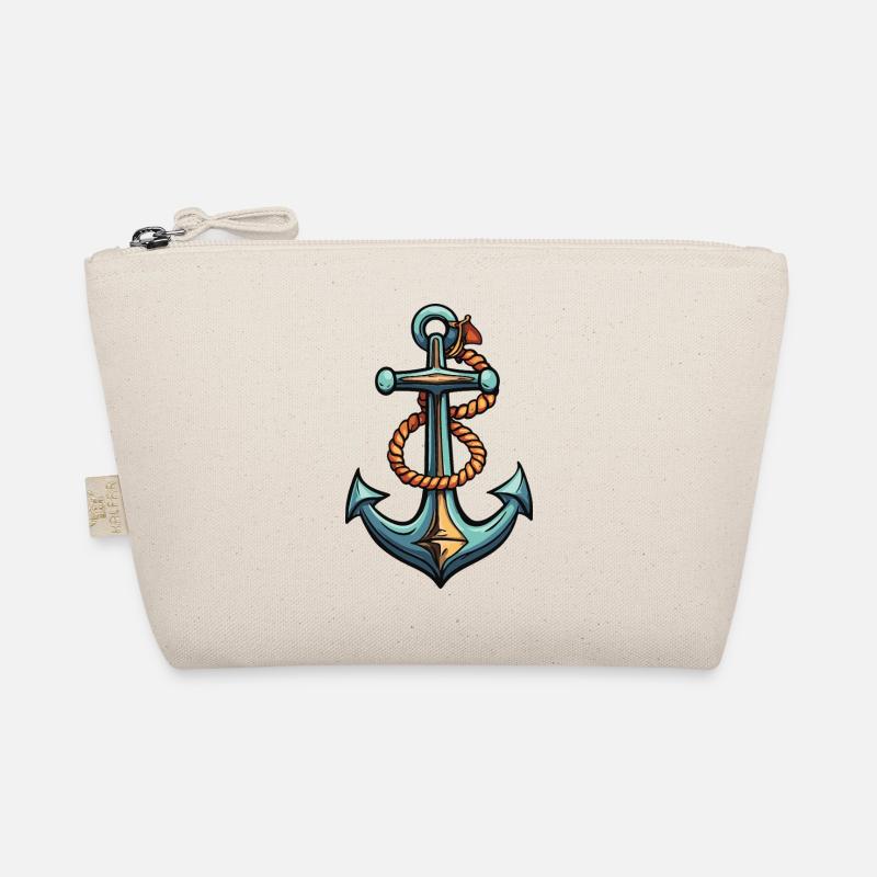 Anchor Design Organic Pouch