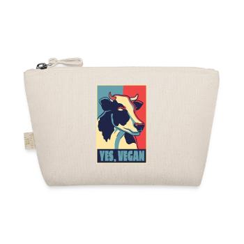 Yes Vegan Shirt - Organic Pouch - nature - Front