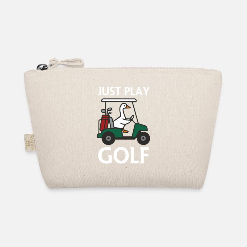Duck dich im Golfwagen – Spiel einfach Golf Bio-Täschchen