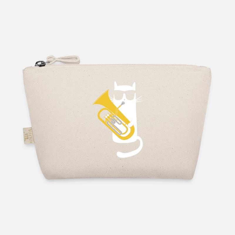 Baritone Horn - Cool Cat with Sunglasses Organic Pouch