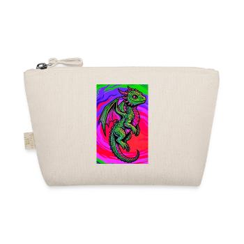 Drache - Bio-Täschchen - Natur - Vorne