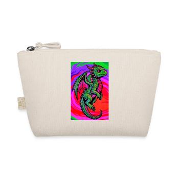 Drache - Bio-Täschchen - Natur - Vorne