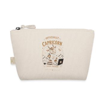 Capricorn Desk Cozy - Zodiac Humor - Organic Pouch - nature - Front