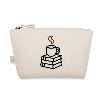 Books Coffee Mug Reading Book Club Bookworm - Organic Pouch - nature - Front