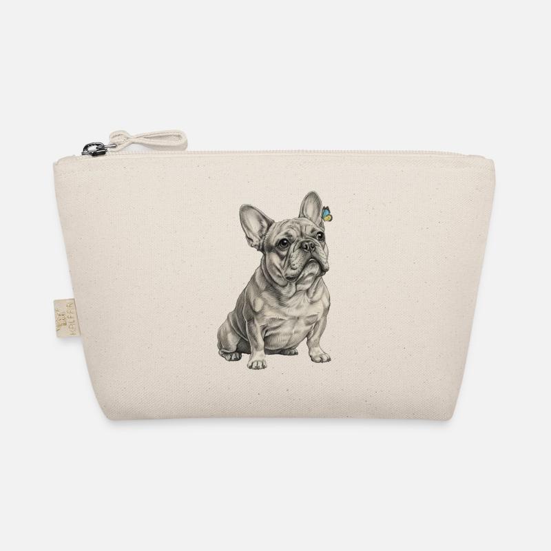 Bouledogue avec accent papillon Trousse biologique