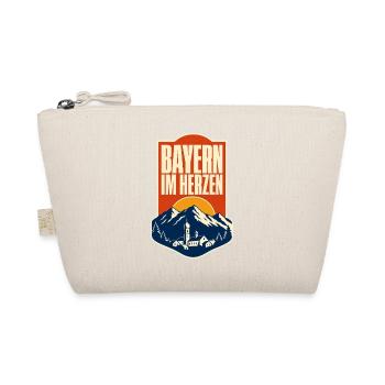 Bayern im Herzen, Echter Bayer Heimatliebe - Bio-Täschchen - Natur - Vorne