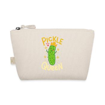 Pickle Queen: Crowned Cucumber - Organic Pouch - nature - Front