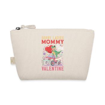 Retro Heart Valentine's Day Design Love - Organic Pouch - nature - Front