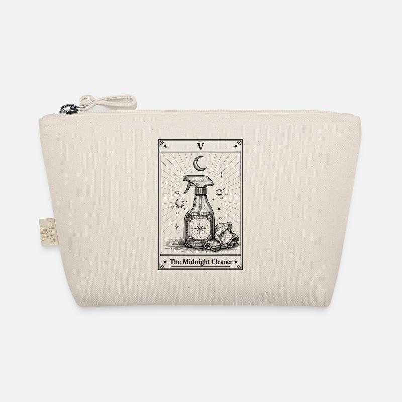 Mitternachtsputz | Tarot Humor Haushalt Bio-Täschchen
