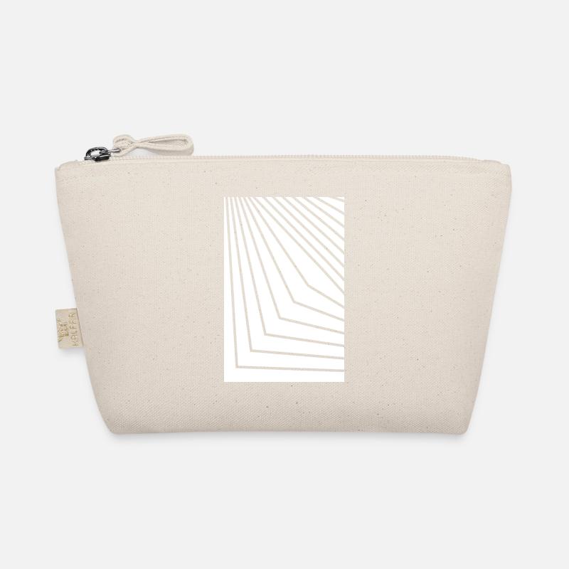 Angular Concentric Lines Organic Pouch