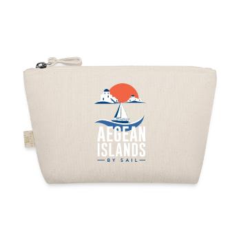 Sailing Gifts for Men, Aegean Islands By Sail - Organic Pouch - nature - Front
