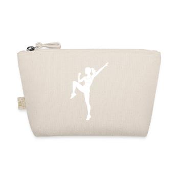Gruppenfitness Geschenk für eine Fitnesssportlerin - Bio-Täschchen - Natur - Vorne