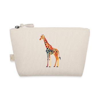 Girafe en mosaïque de style arc-en-ciel - Trousse biologique - nature - Devant