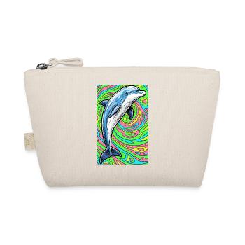 Delfin - Bio-Täschchen - Natur - Vorne