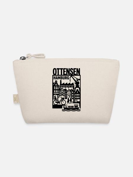 Hamburg Ottensen Retro - Bio-Täschchen - Natur