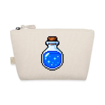 Retro Pixel Potion Gaming T-Shirt - Organic Pouch - nature - Front