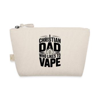 A Christian Dad Who Likes To Vape - Organic Pouch - nature - Front