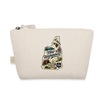 New Hampshire Vintage State Pride Aufkleber - Bio-Täschchen - Natur - Vorne