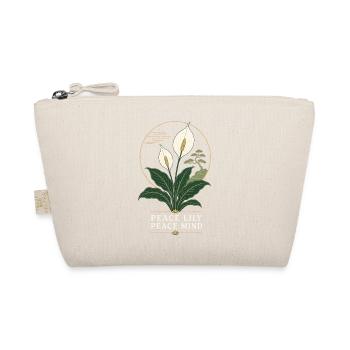 Peace Lily Peace Mind – Friedenslilie Zen - Bio-Täschchen - Natur - Vorne