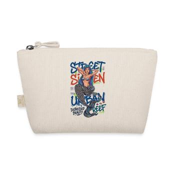 Street Siren Urban Mermaid Graffiti Streetwear Art - Organic Pouch - nature - Front