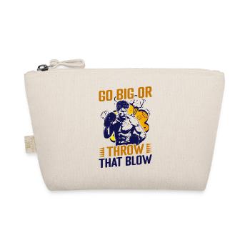 Go Big Or Throw Gloves Boxing Gloves - Organic Pouch - nature - Front