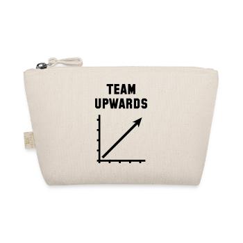 Team Upwards (Success / Progress / Black) - Organic Pouch - nature - Front