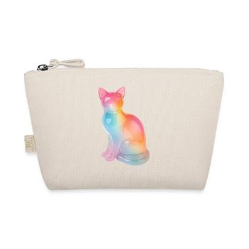 Regenbogenkatze Prisma - Bio-Täschchen - Natur - Vorne