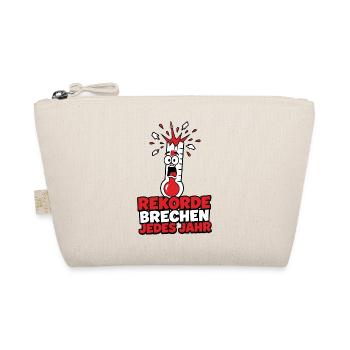 Rekorde brechen jedes Jahr – Hitzewelle T-Shirt - Bio-Täschchen - Natur - Vorne