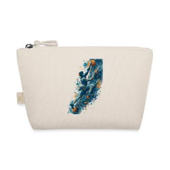 Evolution Bouldern – Cooles Kletterer Outfit - Bio-Täschchen - Natur - Vorne