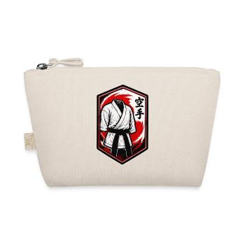 Karate Gi Schild Emblem - Bio-Täschchen - Natur - Vorne