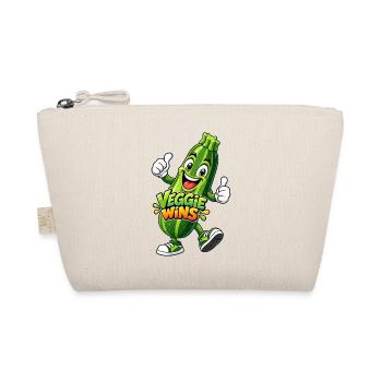 Veggie Wins Zucchini - Bio-Täschchen - Natur - Vorne