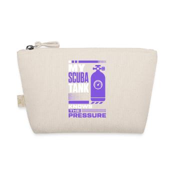 Scuba Tauchflasche unter Druck - Bio-Täschchen - Natur - Vorne